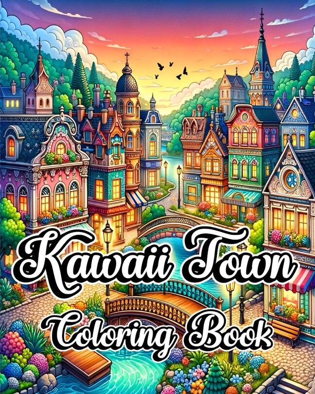 Couverture_Kawaii Town Coloring Book