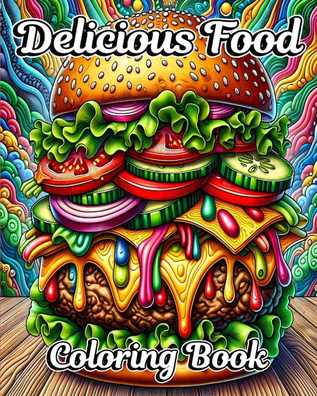 Couverture_Delicious Food Coloring Book