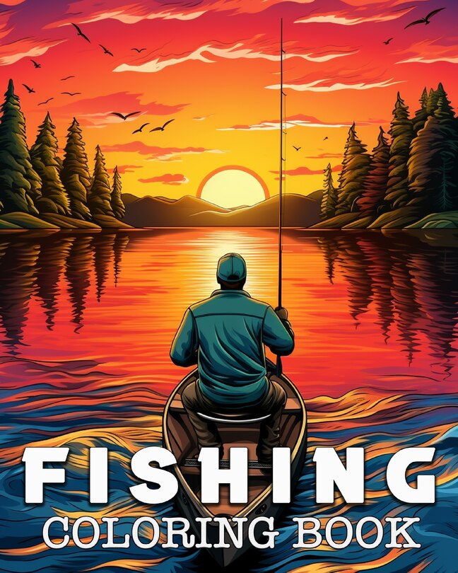 Front cover_Fishing Coloring Book
