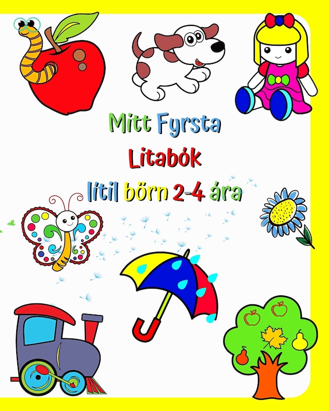 Couverture_Mitt Fyrsta Litabók lítil börn 2-4 ára
