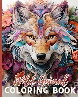 Front cover_Wild Animal Coloring Book for Kids