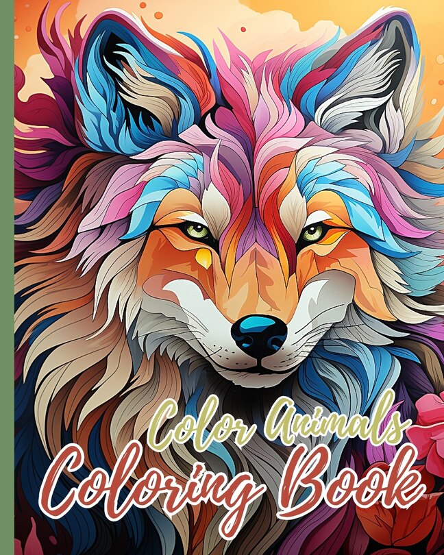 Front cover_Color Animals Coloring Book