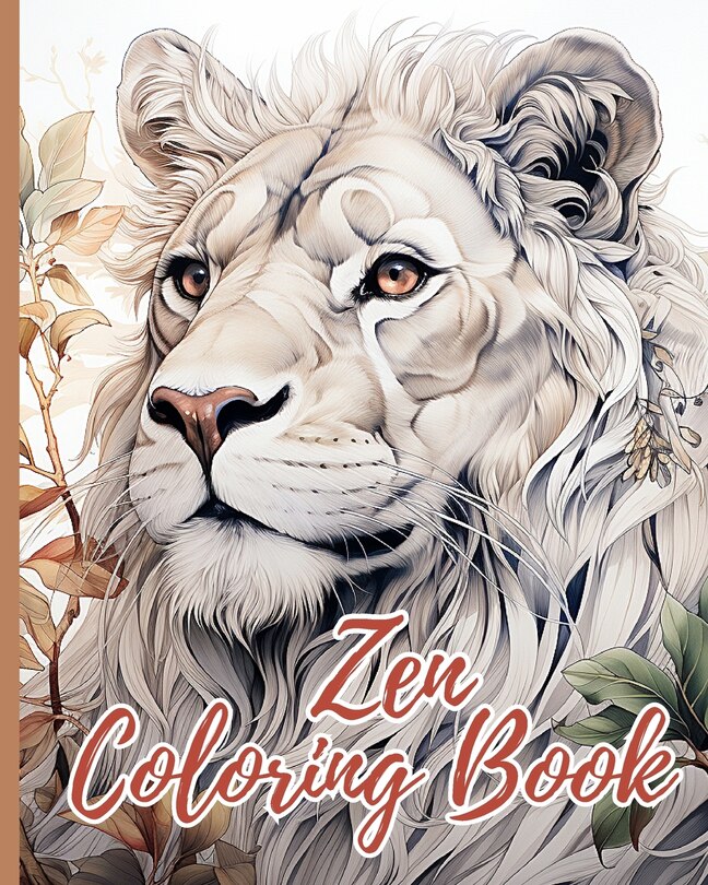 Front cover_Zen Coloring Book For Mindful People