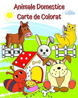 Couverture_Animale Domestice Carte de Colorat