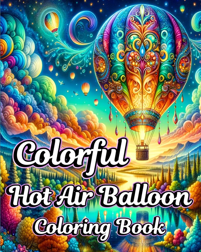 Couverture_Colorful Hot Air Balloon Coloring Book