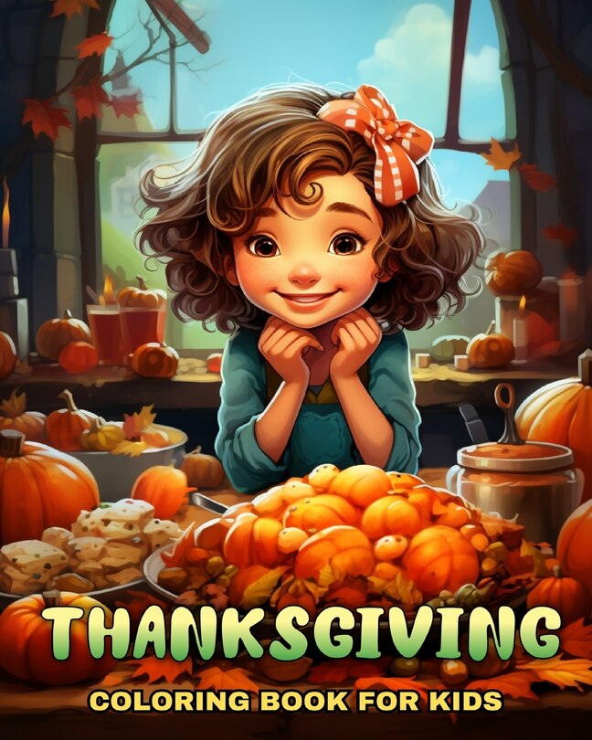 Front cover_Thanksgiving Coloring Book for Kids