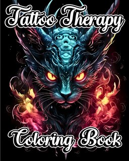 Front cover_Tattoo Therapy Coloring Book