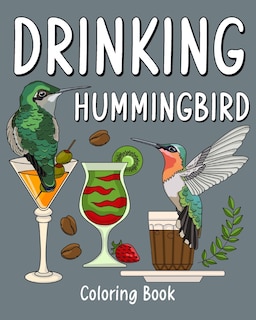 Front cover_Drinking Hummingbird Coloring Book