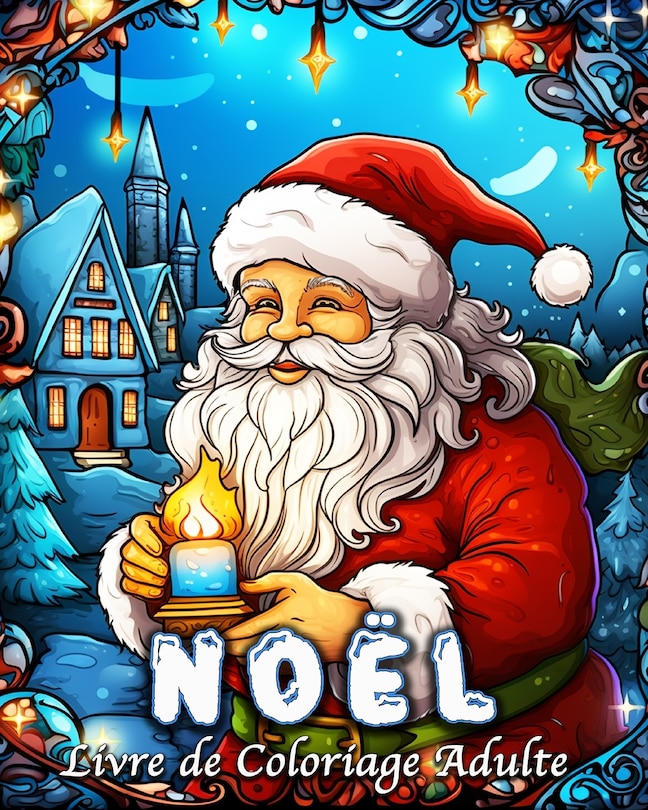 Front cover_Livre de Coloriage Adulte Noël