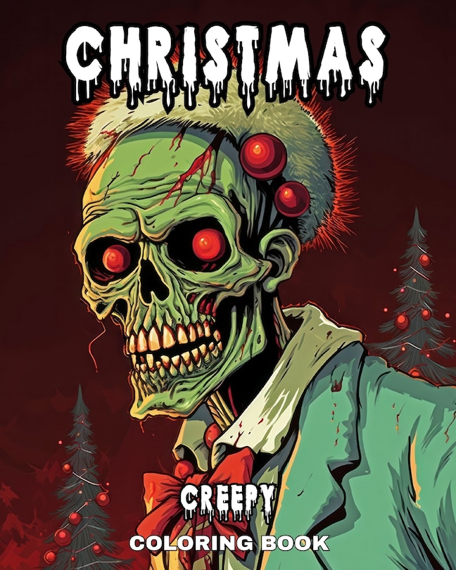 Front cover_Creepy Christmas Coloring Book
