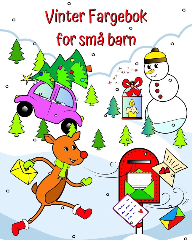 Front cover_Vinter Fargebok for små barn