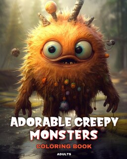 Couverture_Adorable Creepy Monsters Coloring Book for Adults