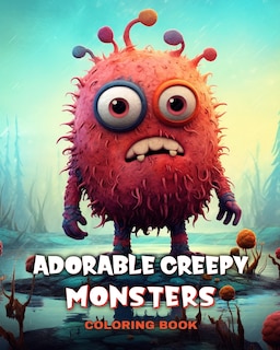 Front cover_Adorable Creepy Monsters Coloring Book