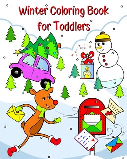 Front cover_Winter Coloring Book for Toddlers