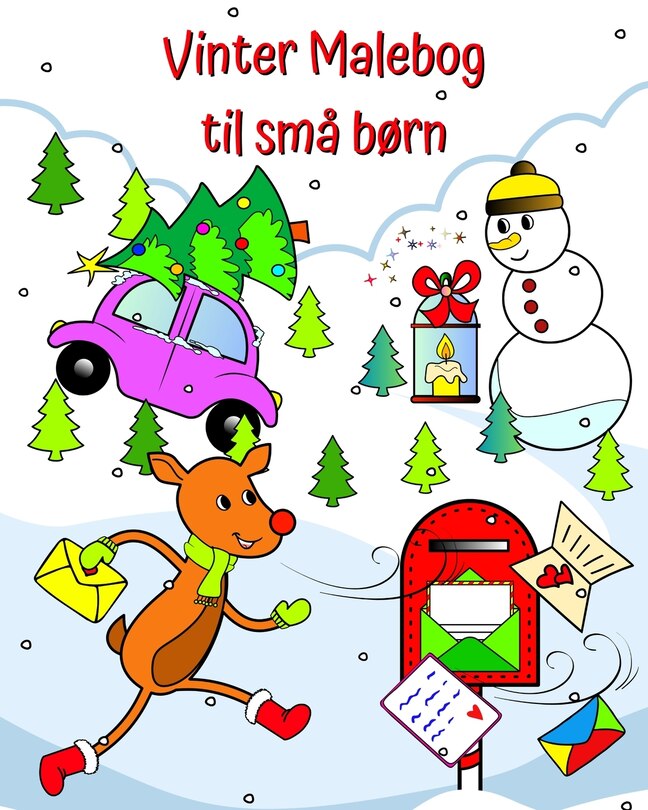 Front cover_Vinter Malebog til små børn