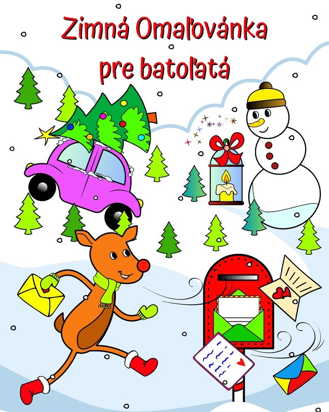Front cover_Zimná Omaľovánka pre batoľatá