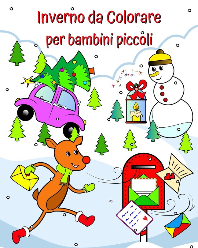Front cover_Inverno da Colorare per bambini piccoli