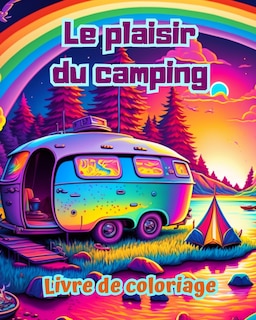 Front cover_Le plaisir du camping Livre de coloriage pour les amateurs de nature et de plein air Designs créatifs et relaxants