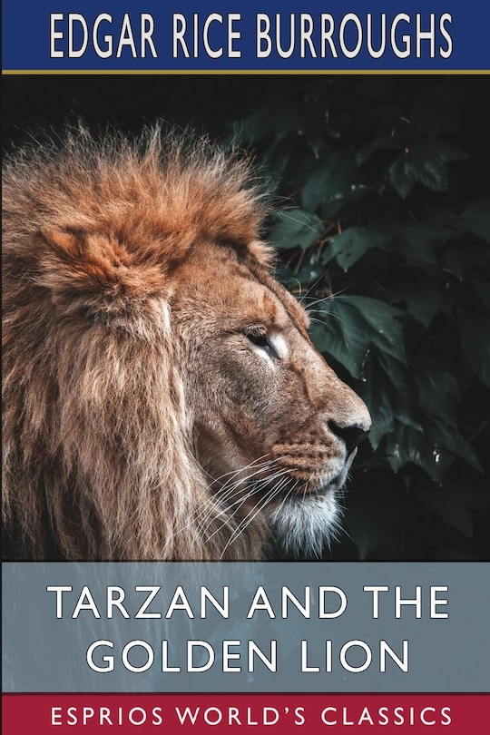 Couverture_Tarzan and the Golden Lion (Esprios Classics)