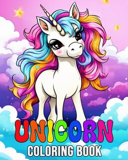 Front cover_Unicorn Coloring Book
