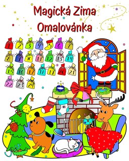 Front cover_Magická Zima Omalovánka