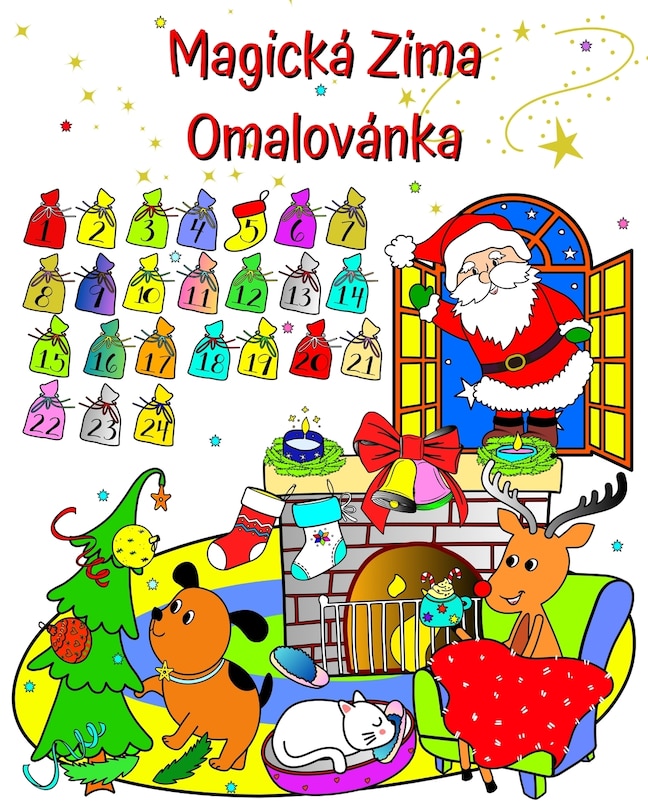 Front cover_Magická Zima Omalovánka