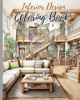 Front cover_Interior Design Coloring Book