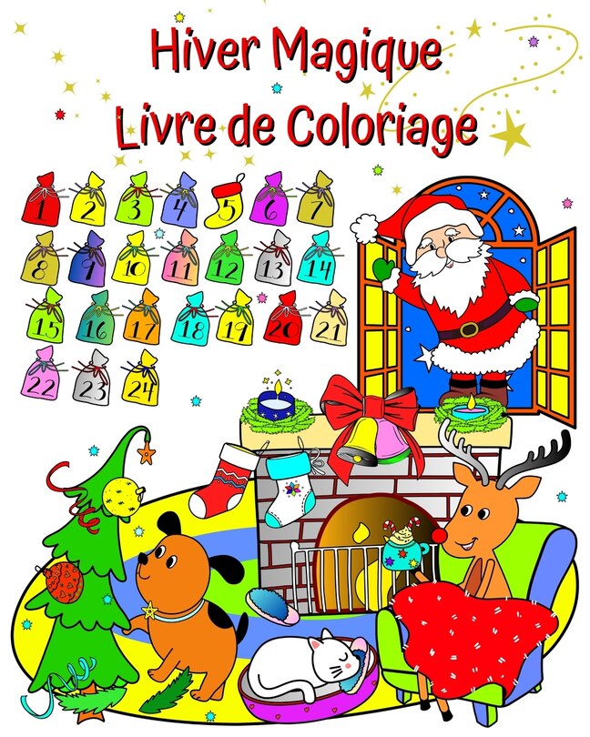 Couverture_Hiver Magique Livre de Coloriage