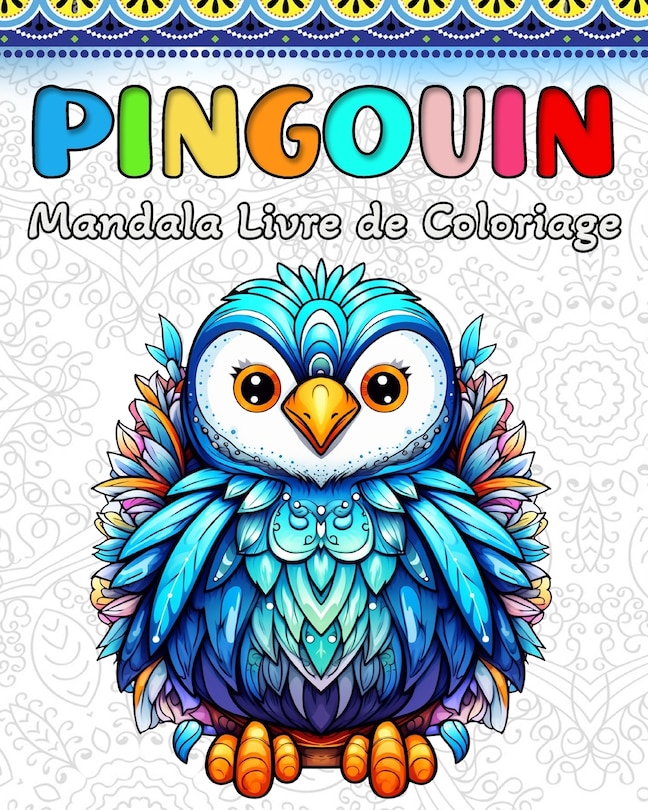 Front cover_Pingouin Livre de Coloriage