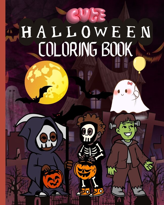 Couverture_Cute Halloween Coloring Book for Kids