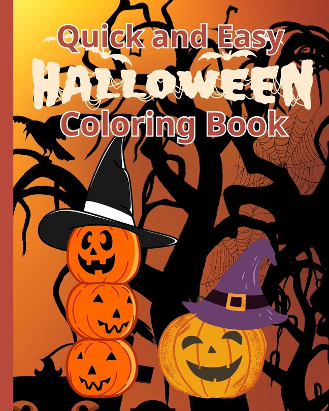 Couverture_Quick and Easy Halloween Coloring Book For Kids
