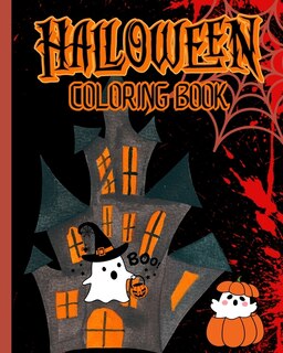 Front cover_Halloween Coloring Book For Kids
