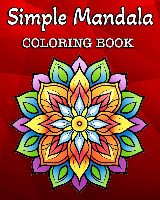 Front cover_Simple Mandala Coloring Book