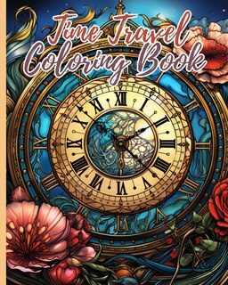 Front cover_Time Travel Coloring Book