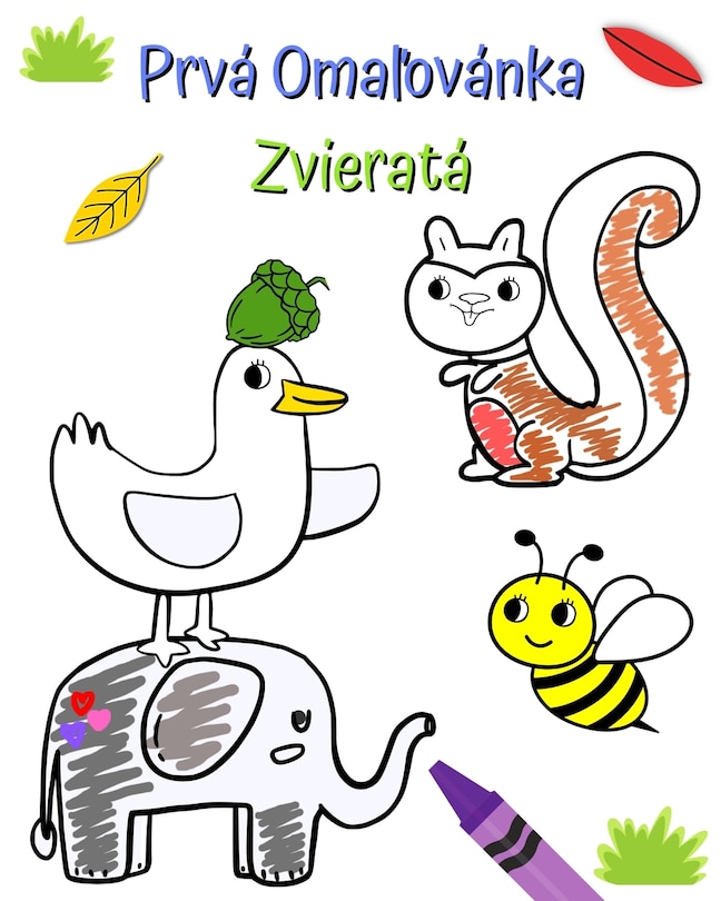 Couverture_Prvá Omaľovánka Zvieratá
