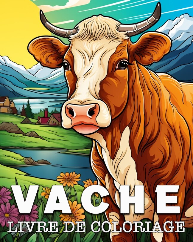 Front cover_Vache Livre de Coloriage