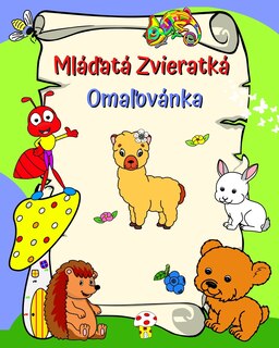Couverture_Mláďatá Zvieratká Omaľovánka