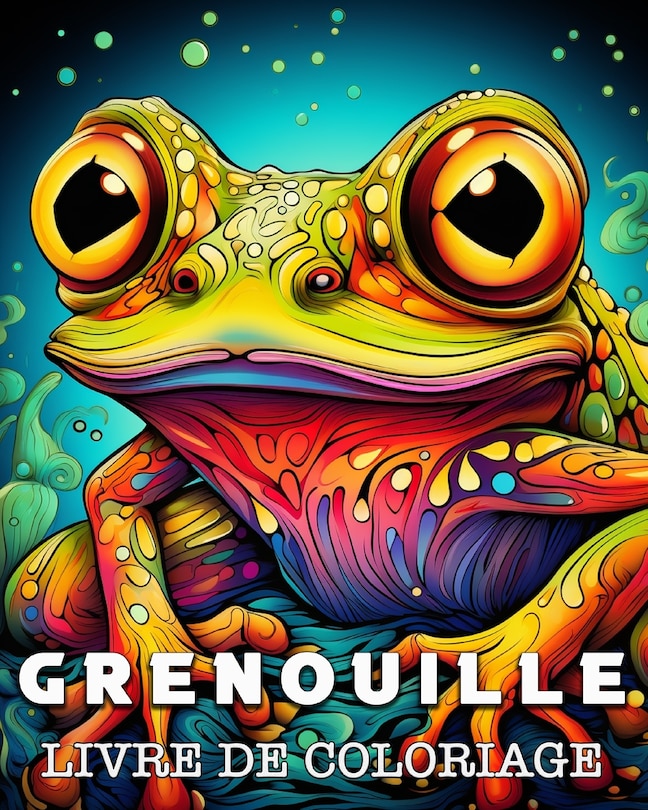 Front cover_Grenouille Livre de Coloriage