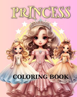 Front cover_Princess Coloring Book