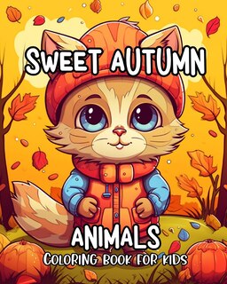 Couverture_Sweet Autumn Animals Coloring Book for Kids