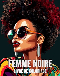 Couverture_Femme Noire Livre de Coloriage
