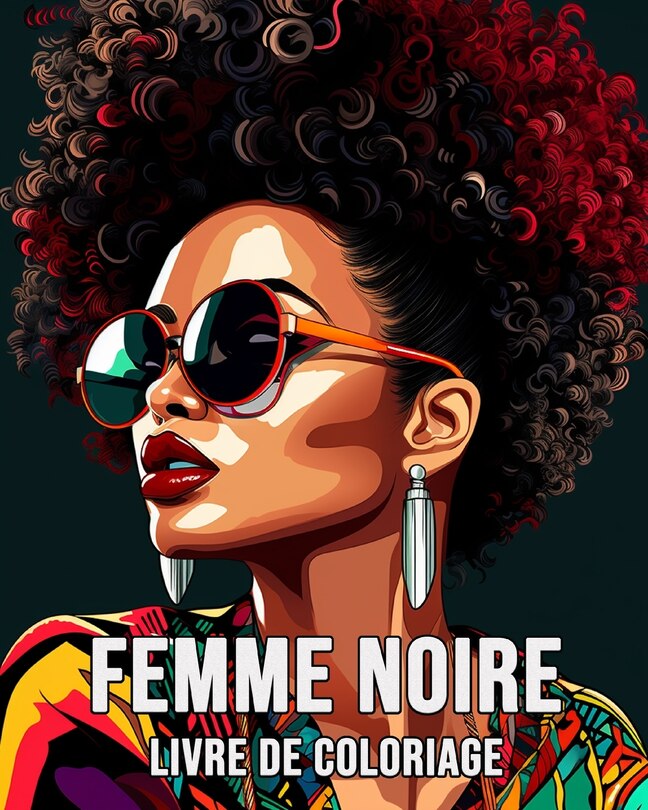 Couverture_Femme Noire Livre de Coloriage