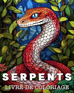 Front cover_Serpents Livre de Coloriage