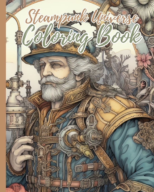 Couverture_Steampunk Universe Coloring Book