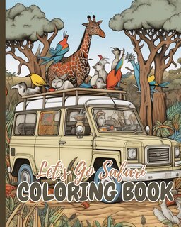 Front cover_Let's Go Safari Coloring Book