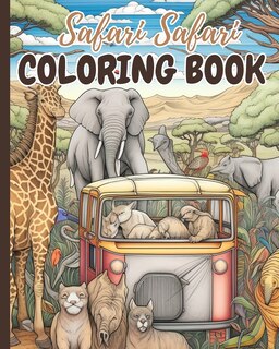 Front cover_Safari Safari Coloring Book