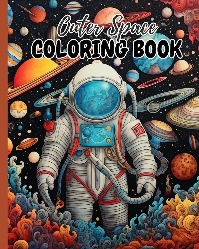 Couverture_Outer Space Coloring Book
