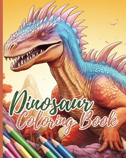 Front cover_Dinosaur Coloring Book For Kids
