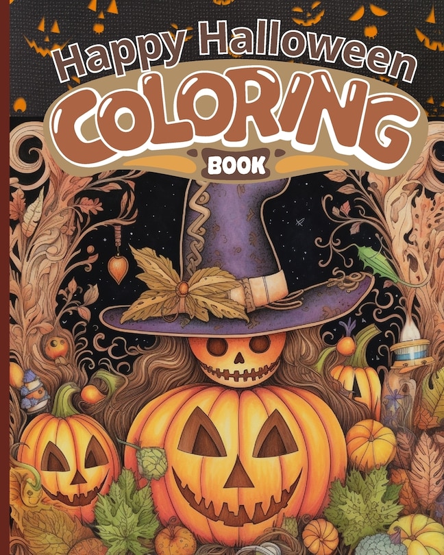 Front cover_Happy Halloween Coloring Book