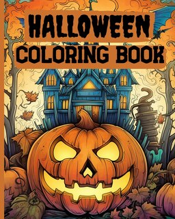 Front cover_Halloween Coloring Book For Kids
